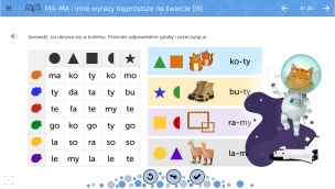 mTalent (program multimedialny) - Czytanie sy-la-ba-mi 2