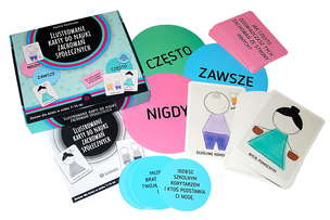 Ilustrowane karty do nauki zachowań społecznych. Zestaw dla dzieci w wieku 7-14 lat