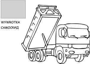 Naklejam i koloruję. Pojazdy / Наклей та розмалюй. Транспорт - kolorowanka dwujęzyczna (polsko-ukraińska)