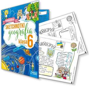 Sketchnotki. Geografia klasa 6 - graficzne karty pracy