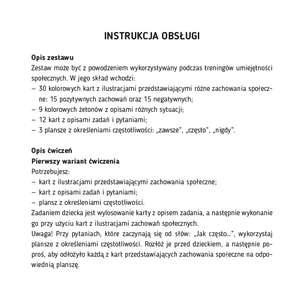 Ilustrowane karty do nauki zachowań społecznych. Zestaw dla dzieci w wieku 7-14 lat