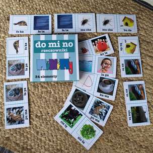 MóWiMy. Karty Domino rzeczowniki  – gra logopedyczna