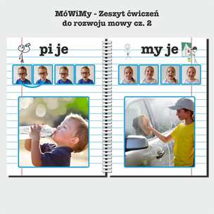 MóWiMy. Zeszyty ćwiczeń do rozwoju mowy. Część 1, 2, 3 - ZESTAW