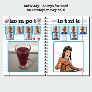 MóWiMy. Zeszyty ćwiczeń do rozwoju mowy. Część 1, 2, 3, 4, 5, 6 - ZESTAW
