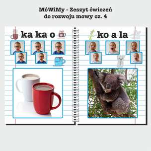 MóWiMy. Zeszyty ćwiczeń do rozwoju mowy. Część 1, 2, 3, 4 - ZESTAW