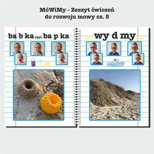 MóWiMy. Zeszyty ćwiczeń do rozwoju mowy. Część 1, 2, 3, 4, 5, 6 - ZESTAW