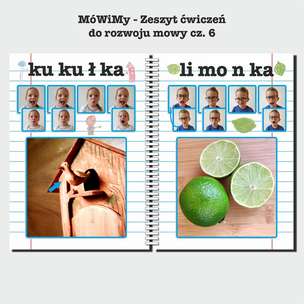 MóWiMy. Zeszyty ćwiczeń do rozwoju mowy. Część 1, 2, 3, 4, 5, 6 - ZESTAW