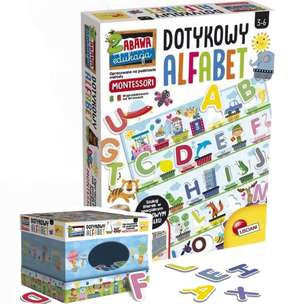 Montessori Plus. Dotykowy Alfabet - gra edukacyjna