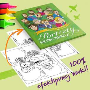 Portrety poetów i pisarzy - graficzne karty pracy