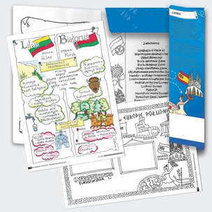 Sketchnotki. Geografia klasa 6 - graficzne karty pracy