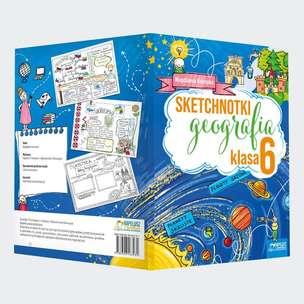 Sketchnotki. Geografia klasa 6 - graficzne karty pracy