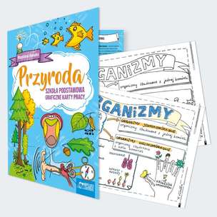 Sketchnotki. Przyroda szkoła podstawowa - graficzne karty pracy