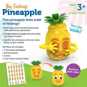 Zabawka Ananas do nauki emocji - zabawka edukacyjna