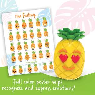 Zabawka Ananas do nauki emocji - zabawka edukacyjna