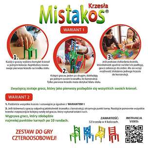 Mistakos KRZESŁA (wersja 4-osobowa) - gra zręcznościowa