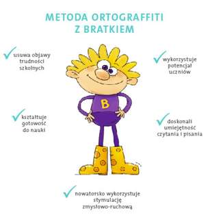 ORTOGRAFFITI z Bratkiem 2 + Karty OrtoBratki. Komplet pomocy dydaktycznych dla uczniów 2 klasy szkoły podstawowej