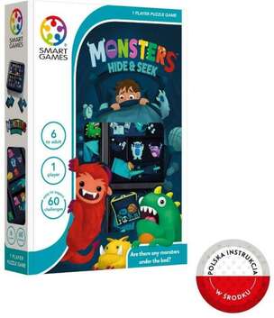 Smart Games Monsters Hide &amp; Seek (ENG) IUVI Games - układanka logiczna
