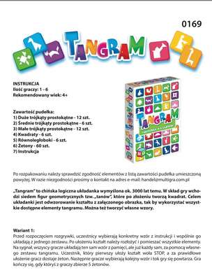 Tangram - gra edukacyjna