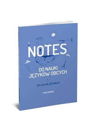 Notes do nauki języków obcych (niebieski) - 