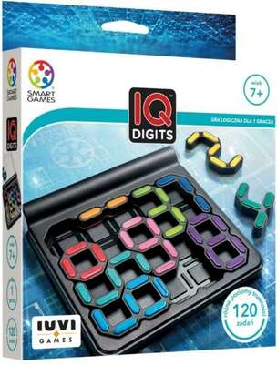 Smart Games IQ Digits (PL) IUVI Games - układanka logiczna rozwijająca inteligencję