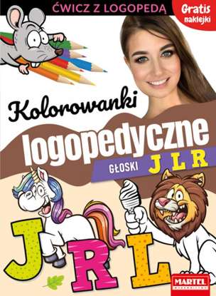 Ćwicz z logopedą. Kolorowanki logopedyczne. Głoski F W (1)