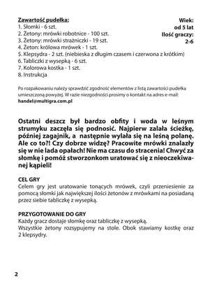 Mrówki w opałach - gra logopedyczna ćwicząca sprawność aparatu mowy