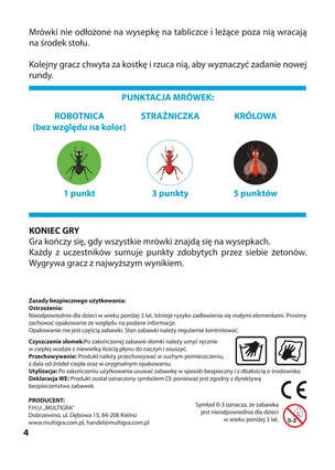 Mrówki w opałach - gra logopedyczna ćwicząca sprawność aparatu mowy