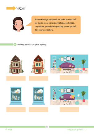 Mój język polski. Ćwiczenia z gramatyki dla dzieci z zaburzeniami komunikacji językowej. Część 3