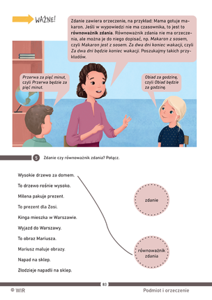 Mój język polski. Ćwiczenia z gramatyki dla dzieci z zaburzeniami komunikacji językowej. Część 3