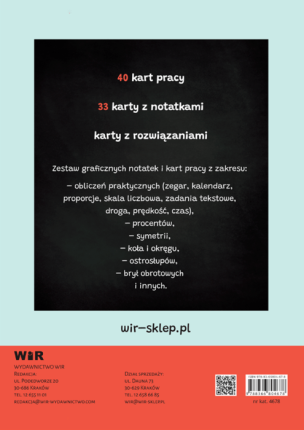 Matematyka. Graficzne karty pracy dla szkoły podstawowej. Zestaw 4