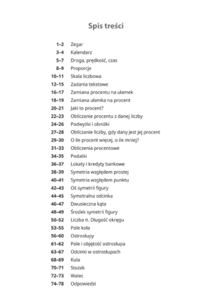 Matematyka. Graficzne karty pracy dla szkoły podstawowej. Zestaw 4