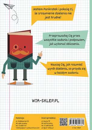 Pankratek podpowiada, ile czegoś przypada. Dzielenie i ułamki w klasach 4-6