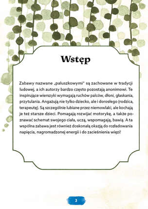 Wesołe paluszki Propozycje zabaw z opisami dla rodziców
