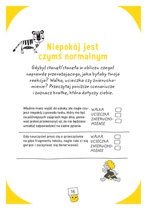 Ćwiczenia na pokonanie lęku. Książeczka dla nieustraszonych wojowników