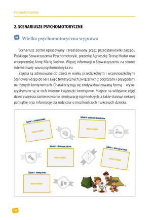 Psychomotoryka. Rozwijanie inteligencji, kreatywności, rezyliencji i mądrości. Nowe formy edukacji. Ponad 70 zajęć i scenariuszy psychomotorycznych