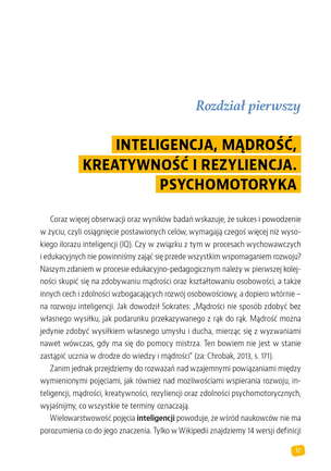 Psychomotoryka. Rozwijanie inteligencji, kreatywności, rezyliencji i mądrości. Nowe formy edukacji. Ponad 70 zajęć i scenariuszy psychomotorycznych