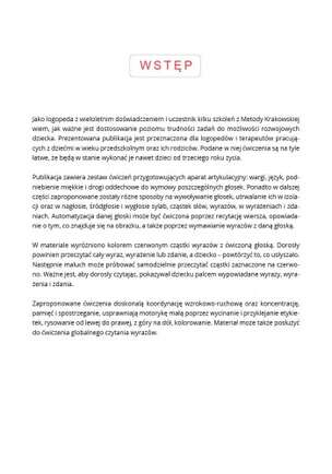 Ćwiczenia wprowadzające i utrwalające głoski Ś, Ź, Ć, DŹ