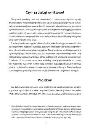 Dialogi komiksowe. Ilustrowane rozmowy dla uczniów z autyzmem i pokrewnymi zaburzeniami
