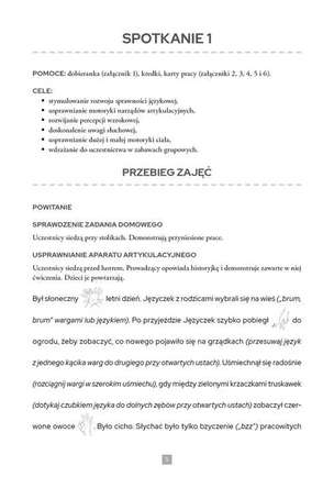 Języczek-Podróżniczek i cztery pory roku. LATO. Scenariusze grupowych zajęć logopedycznych dla dzieci cztero- i pięcioletnich