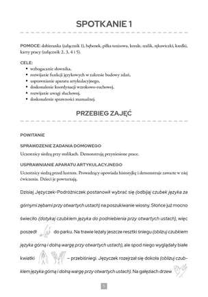 Języczek-Podróżniczek i cztery pory roku. WIOSNA. Scenariusze grupowych zajęć logopedycznych dla dzieci cztero- i pięcioletnich (1)