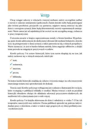 Komiks społeczny 3. Jak się zachować w różnych miejscach? Nowe historyjki w formie ćwiczeń rozwijających umiejętności społeczne