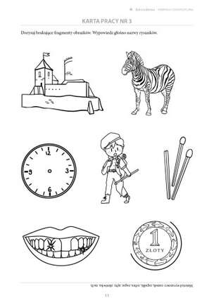 Mównica logopedyczna. Zebra z Zelowa. Utrwalanie głoski Z