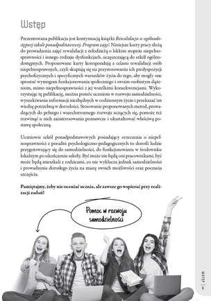 Rewalidacja w ogólnodostępnej szkole ponadpodstawowej. Karty pracy