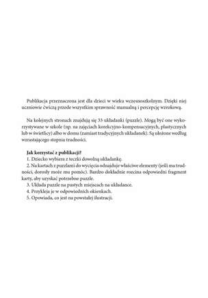 Wytnij i dopasuj. Ćwiczenia rozwijające sprawność manualną