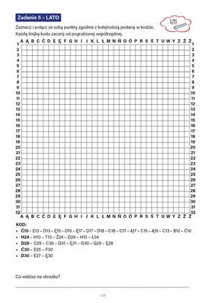 Kodowanki na cztery pory roku. Część 2