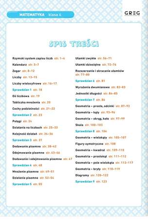 Matematyka. Karty pracy w szkole i w domu. Klasa 4