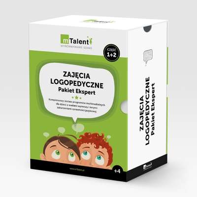 mTalent Zajęcia logopedyczne część 1 + 2 - Pakiet Ekspert
