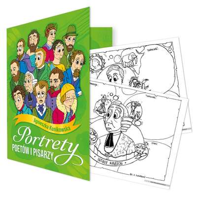 Portrety poetów i pisarzy - graficzne karty pracy