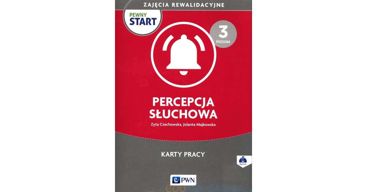 Pewny start. Zajęcia rewalidacyjne. Percepcja słuchowa. Poziom 3. Karty