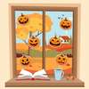 Dekoracje ozdoby szkolne - Dynie na Halloween (4 elementy) (1)